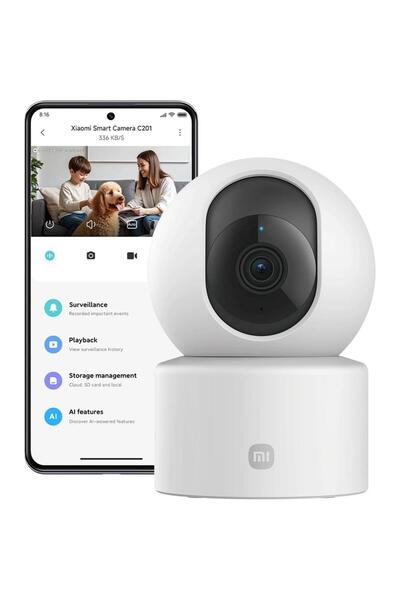 Xiaomi Smart Camera C201 Indoor Security Camera, 1080p, Wi-Fi 6, Bluetooth, V...