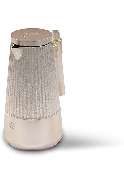 ALSAIF Mian Thermal Flask, Leak-Proof, Keeps Beverages Hot for Coffee and Tea, 0.75/1.0 Liter, Matte Chrome