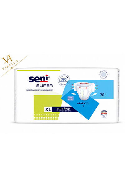 Seni Super XL Extra Large – Absorbant, 30 bucăți