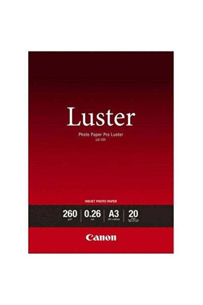Canon Hârtie foto Pro Luster (LU-101) A3, lucioasă, luminozitate ISO 92, 0.26...