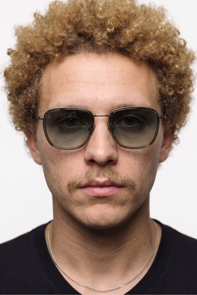 Bilge Karga Verden Green Gradient Men's Sunglasses