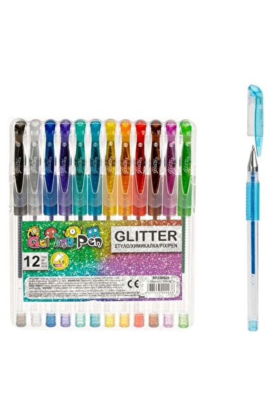 CATIANO Set Pixuri Colorate cu Glitter - 12buc