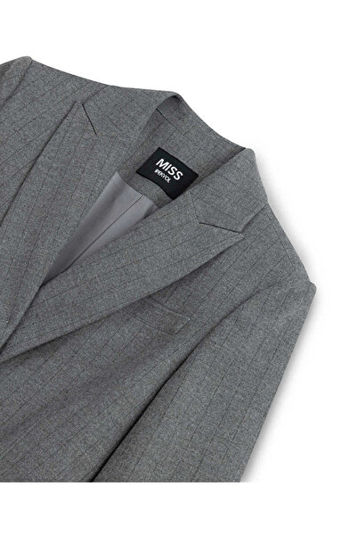 MISS IPEKYOL Çizgili kruvaze blazer