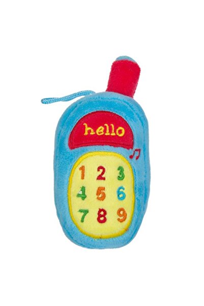CATIANO Zornaitoare de Plus Telefon Mobil Bleu cu Sunet 16cm