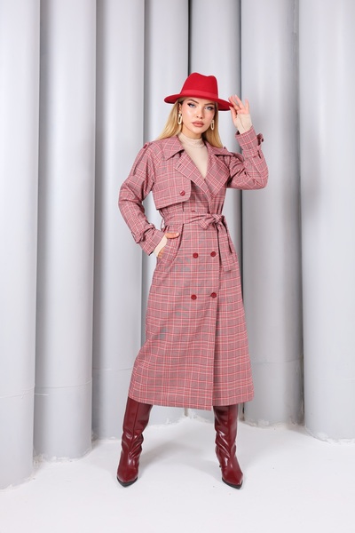 Heggo Rose Women's Oversize Trench Coat