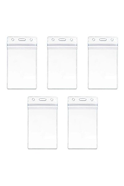 CATIANO Set Ecusoane Legitimatie Transparente 6,1x9cm - 5buc