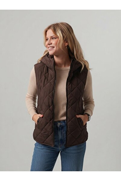 PIQUE Women's Vest Baklava Pattern Quilted Women's Vest