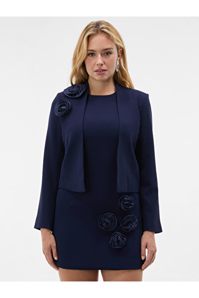 ORSAY Blazer de damă cu mânecă lungă, albastru închis