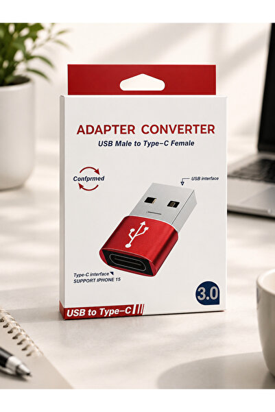 Genel Markalar USB-A to Type-C Dönüştürücü USB 3.0 – 5Gbps Hızlı Veri Aktarım...