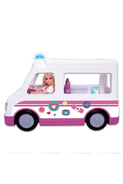 CATIANO Papusa Medic cu Ambulanta Sunet & Lumina