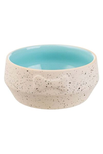 CATIANO Bol de Apa Ceramic Bej Ciel pentru Animale de Companie 760ml