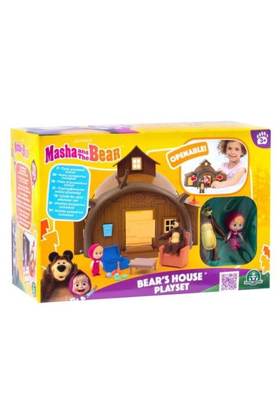 CATIANO Set de Joaca Masha & Ursul Casa Ursului - Giochi Preziosi