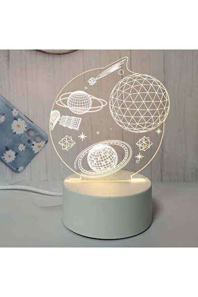 CATIANO Lampa de Veghe 3D Spatiu cu USB