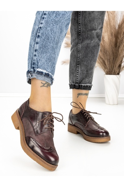 Beue Pantofi casual dama mov din piele ecologica Celera