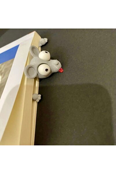 Generic Brand Bookmark with the Figure of a Mouse Stuck in the Kafasi