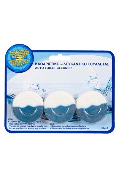 CATIANO Pastile Rezervor WC Bleu Alb 50g - 3buc