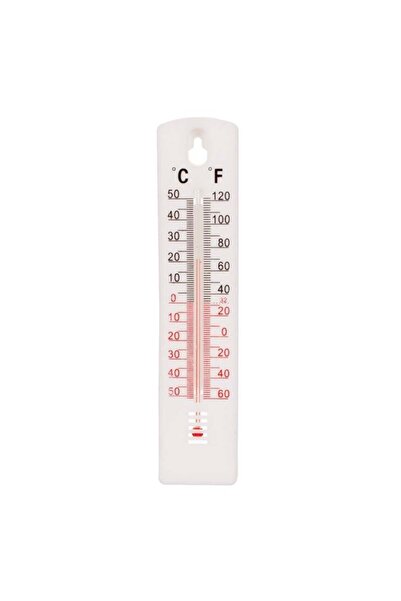 CATIANO Termometru de Perete din Plastic Alb 20cm