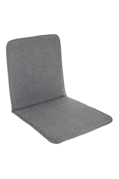 CATIANO Perna Scaun cu Spatar pentru Spatii Exterioare Gri 86x43cm