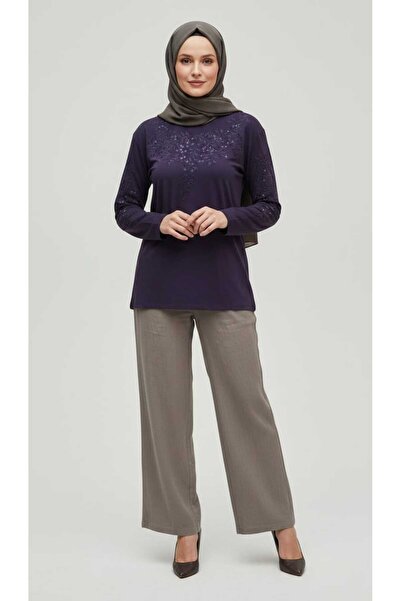 ECE GİYİM Women's Middle-Aged and Older Women's Seasonal Narcissus Bluz with ...
