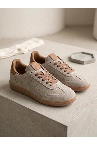 Venüs 2609922K Women's Genuine Leather Suede Patterned Sneaker Shoes