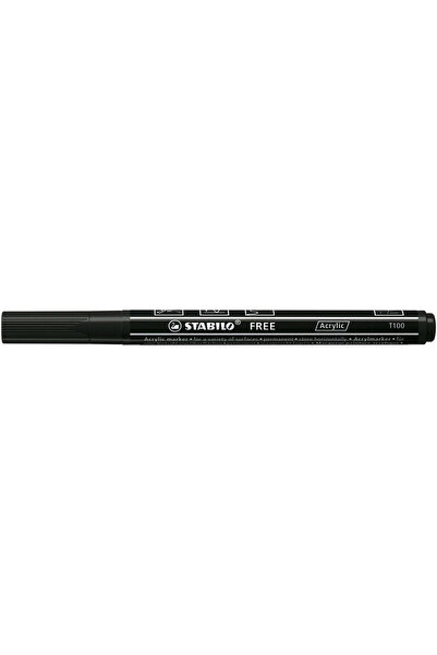 Stabilo Marker acrilic Free Acrylic T100, negru