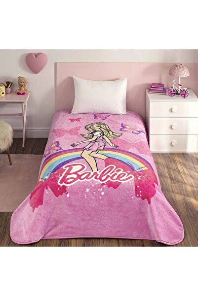 Taç Licensed Single Child Blanket (160X220)-Barbie Sun