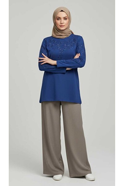 ECE GİYİM Women's Middle-Aged and Older Women's Seasonal Narcissus Bluz with ...