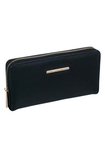 CATIANO Portofel Negru pentru Femei 19.5x11x2.5cm