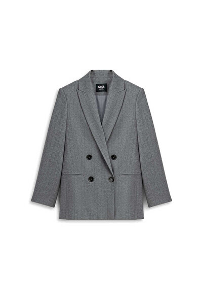 MISS IPEKYOL Çizgili kruvaze blazer