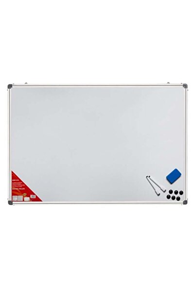 CATIANO Tabla Magnetica Alba din Aluminiu cu Accesorii 90x60cm