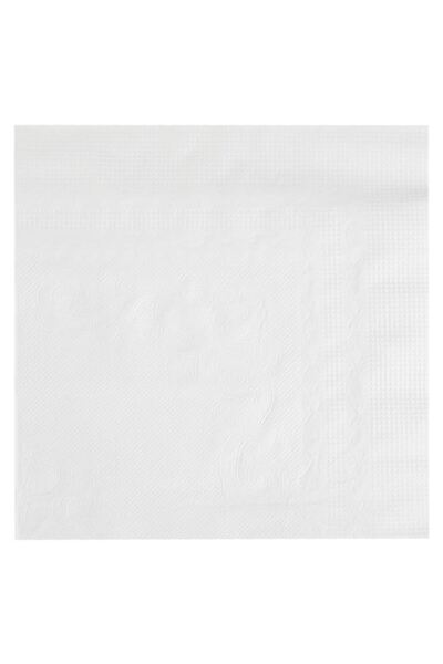 CATIANO Servetele de Masa de Lux cu 2 Straturi Albe 40x40cm - 100buc