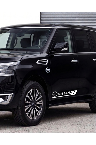 İntervex Global Nissan Compatible Sport Body Stripe Sticker Right Left Side D...