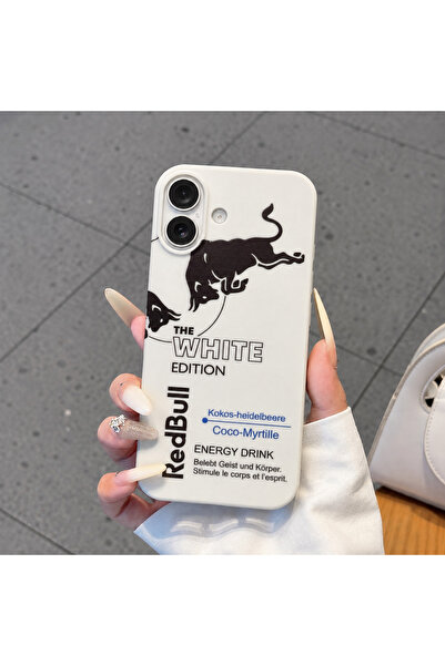MustCase iPhone 16 / 17 Uyumlu Red Bull White Edition Desenli Telefon Kılıfı ...