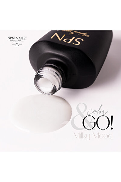 spn nails professional Bază de cauciuc COLOR & GO! Milky Mood 10ml