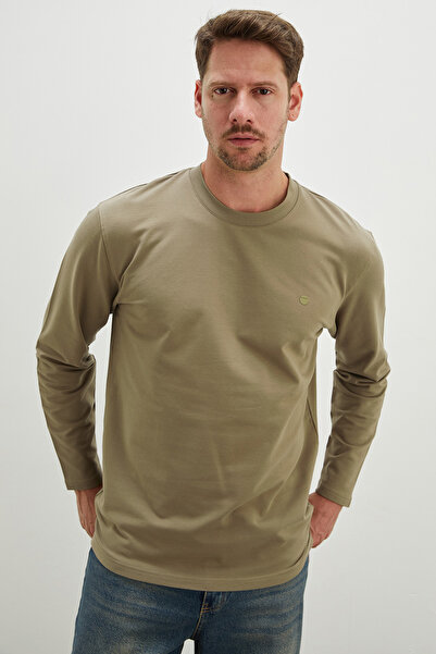 Fulla Moda Hanorac imprimat cu guler tip crewneck