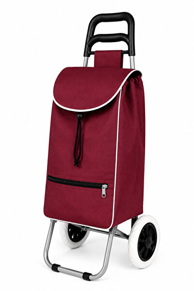 OEM Cărucior de cumpărături pliabil 35 L, roți 15 cm, cadru metalic, sac text...