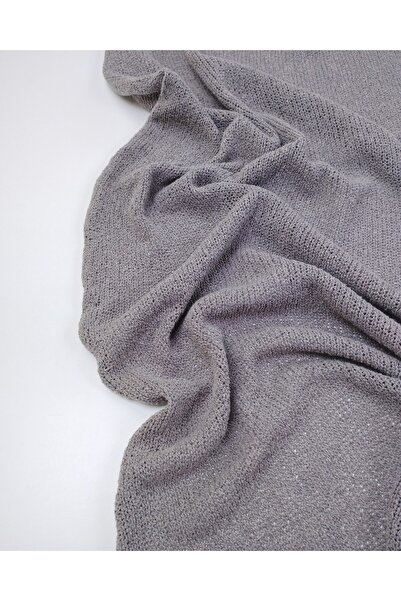 Kumaş Parça Gray Thin Knitted Knitwear Fabric for Cardigans & Sweaters Width:...