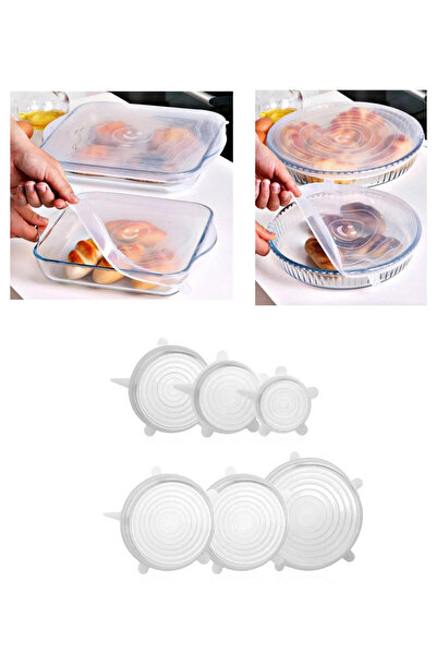 Kittiwake Home Life 10 Parça Silikon Borcam Kapağı ve Streç Kapak Seti – 2 Bo...