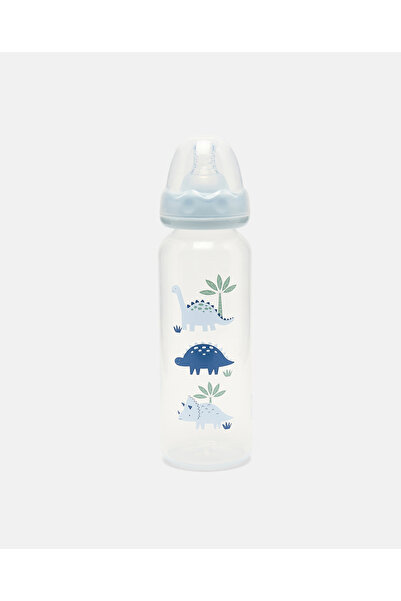 BABIES & More Printed Blue Feeding Bottle