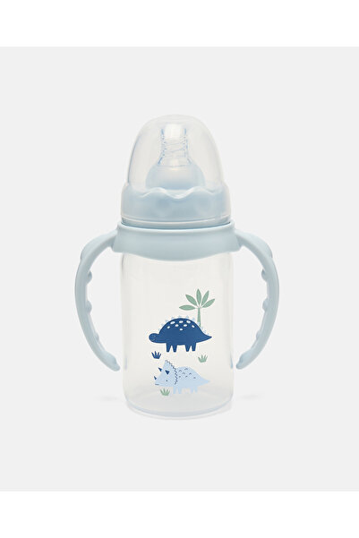 BABIES & More Printed Blue Feeding Bottle