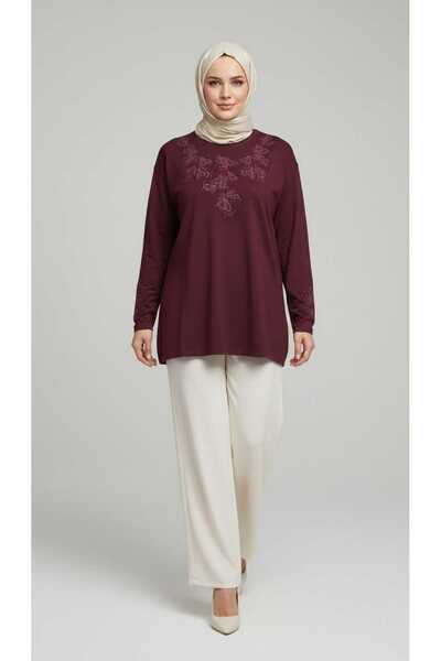 ECE GİYİM Women's Middle-Aged and Older Women's Seasonal Plus Size Nergi̇s Bl...