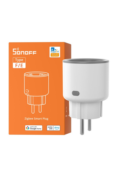 Sonoff Priză inteligentă S60Zbtpf compatibilă cu sistemul inteligent de casă ...