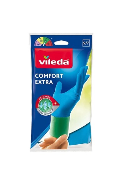 Vileda Mănuși de menaj, Vileda, Cauciuc, Albastru, M