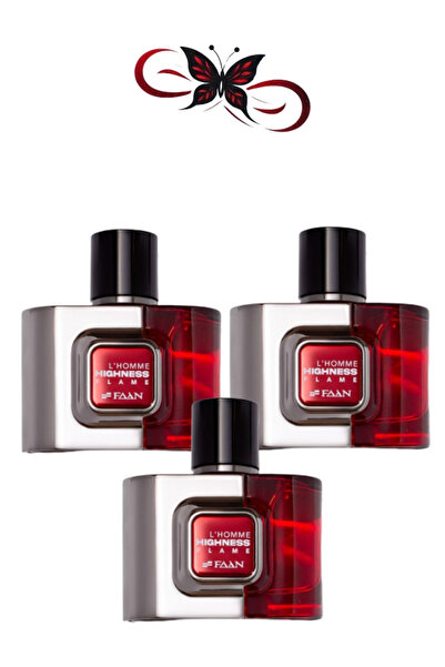 Faan 3 قطع من عطر L'Homme Highness Flame بحجم 100 مل