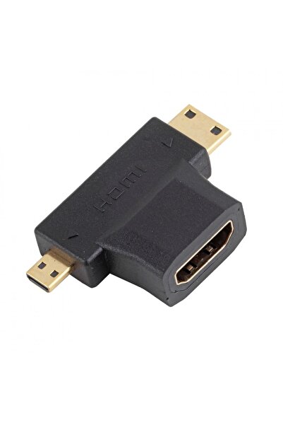 OEM Προσαρμογέας HDMI θηλυκό σε mini HDMI και micro HDMI αρσενικό T 1.4V