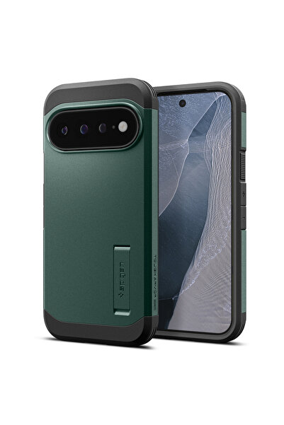 OEM Husa pentru Google Pixel 11 Pro XL SSKY236 MagSafe Stand Bumper, Verde, T...