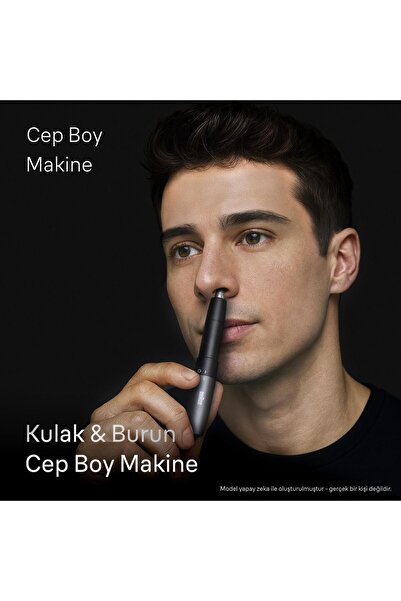 Braun Kulak ve Burun Düzeltici, Cep Boyutu, Çift Bıçak, SkinGentle, EN20