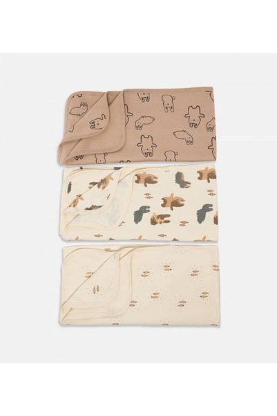 BABIES & More Printed Pack Of 3 Blankets