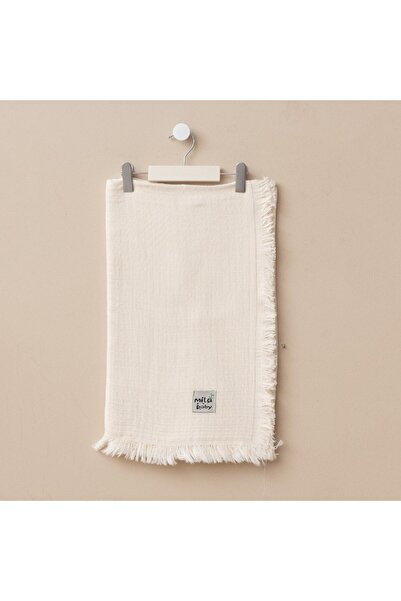 Minimus Muslin Baby Kids Blanket with Tassels Soft Cotton Breathable Sleeping...