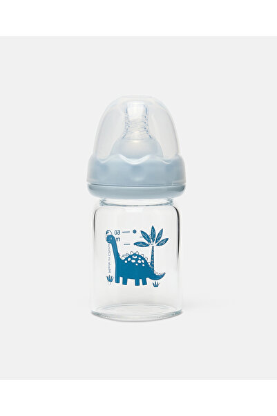 BABIES & More Printed Blue Feeding Bottle